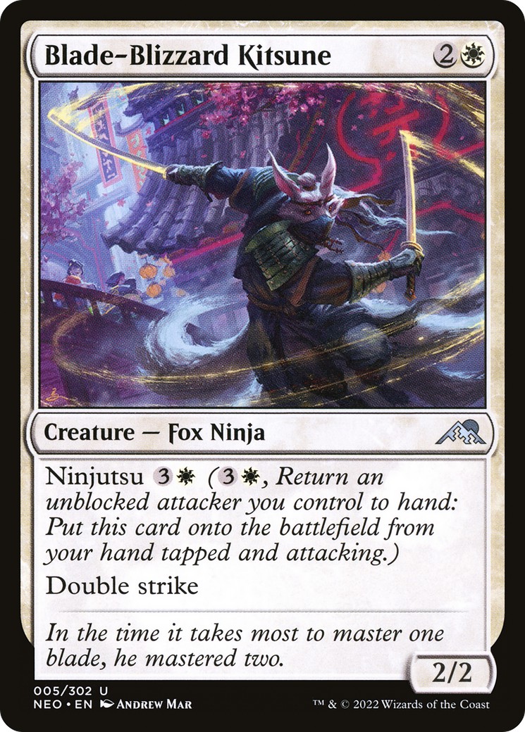 2022 Magic: The Gathering Kamigawa: Neon Dynasty 2022 Magic: The Gathering Kamigawa: Neon Dynasty #5 trading card