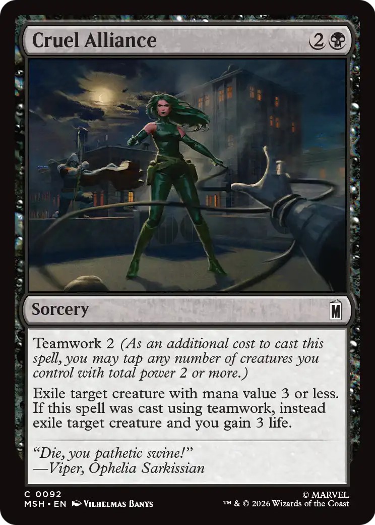 2026 Magic: The Gathering Marvel Super Heroes 2026 Magic: The Gathering Marvel Super Heroes #92 trading card