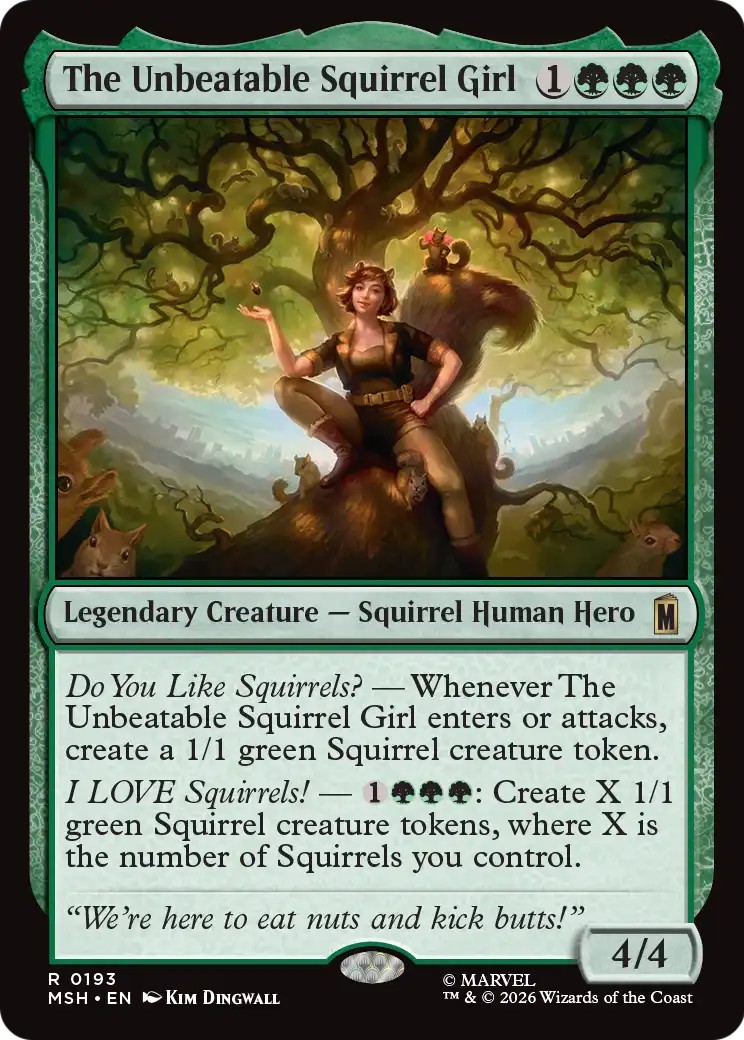 2026 Magic: The Gathering Marvel Super Heroes 2026 Magic: The Gathering Marvel Super Heroes #193 trading card