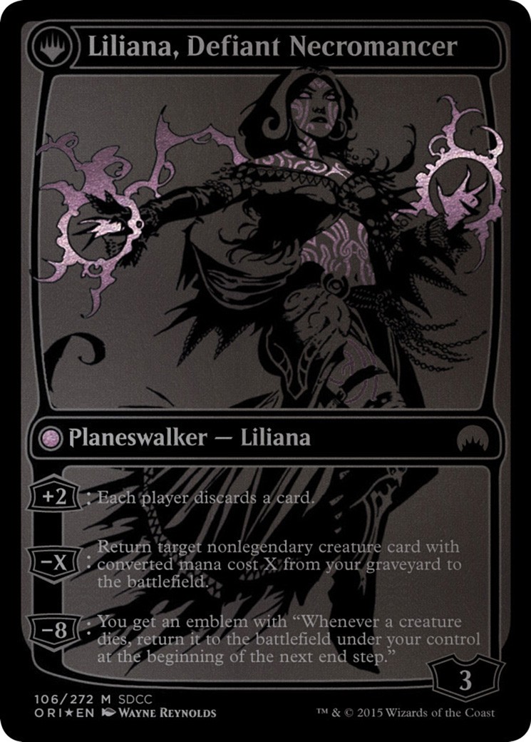 Liliana, Heretical Healer // Liliana, Defiant Necromancer thumbnail 2