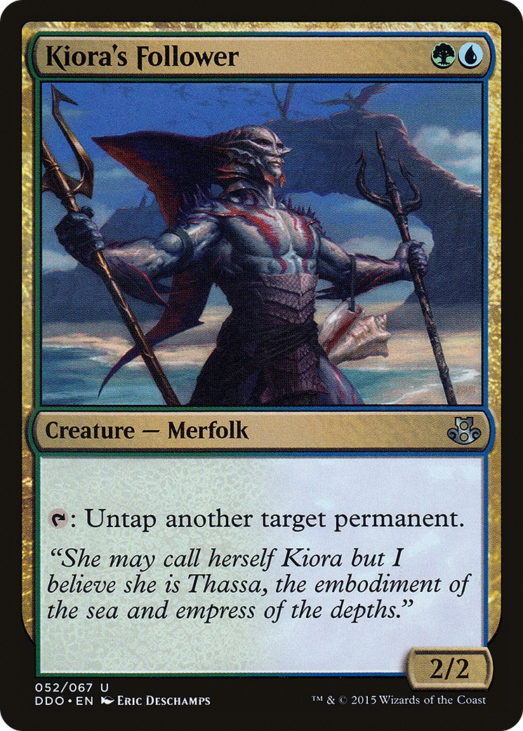 2015 Magic: The Gathering Duel Decks: Elspeth vs. Kiora 2015 Magic: The Gathering Duel Decks: Elspeth vs. Kiora #52 trading c