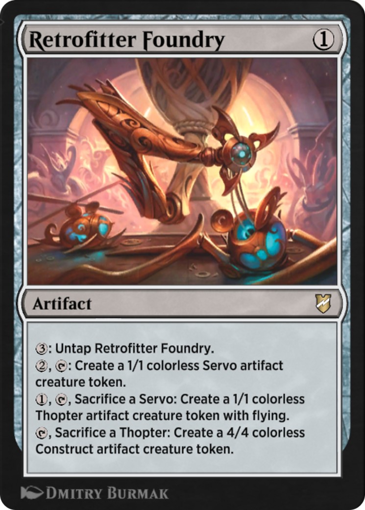 2022 Magic: The Gathering Historic Anthology 6 Retrofitter Foundry #10 trading card