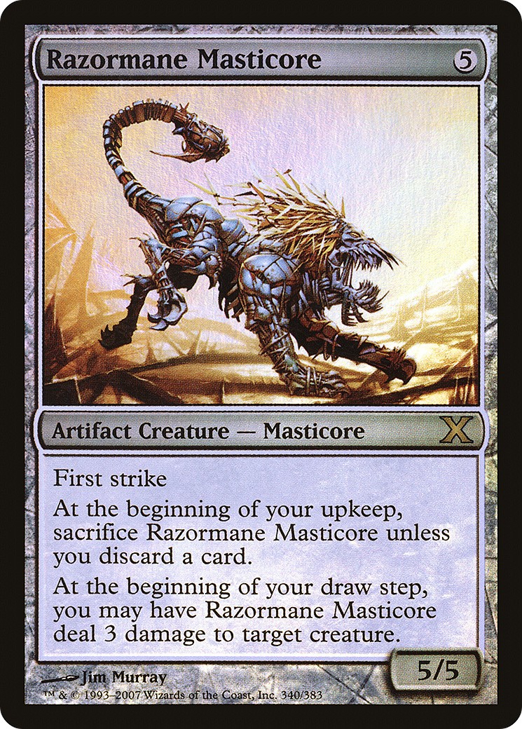2007 Magic: The Gathering Tenth Edition 2007 Magic: The Gathering Tenth Edition #340★ trading card