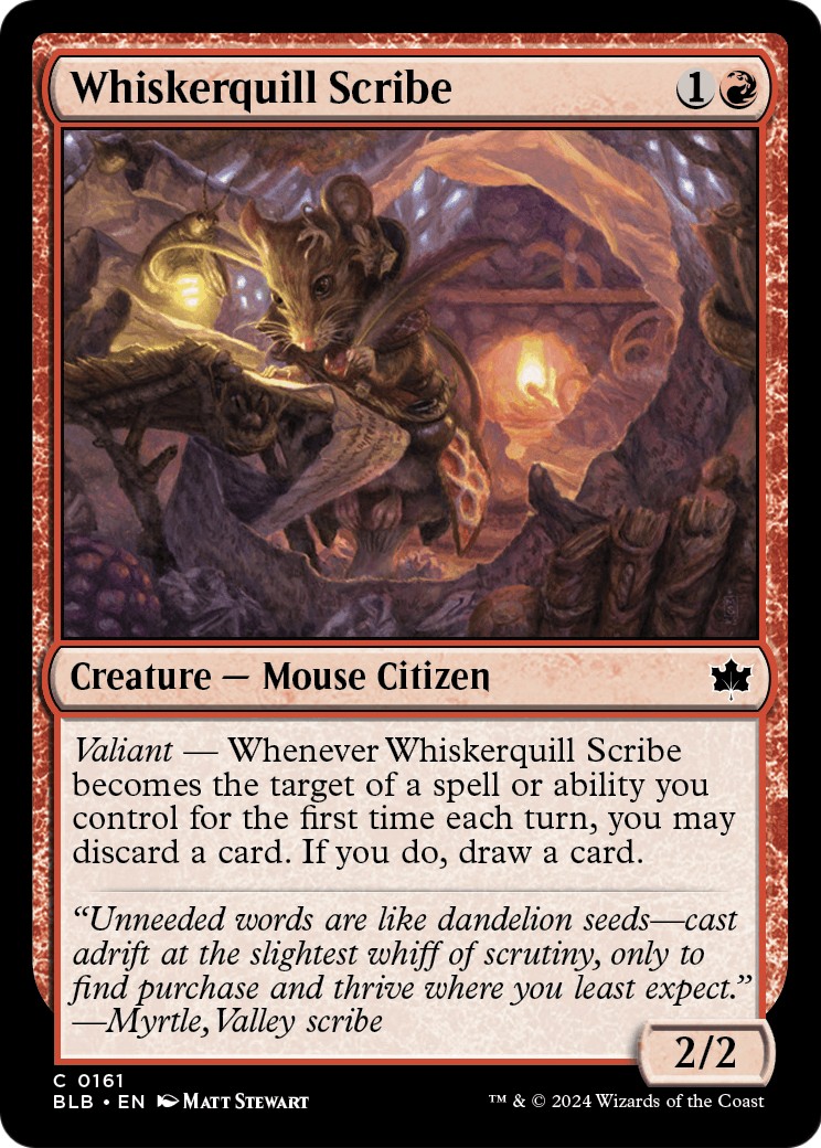 2024 Magic: The Gathering Bloomburrow 2024 Magic: The Gathering Bloomburrow #161 trading card