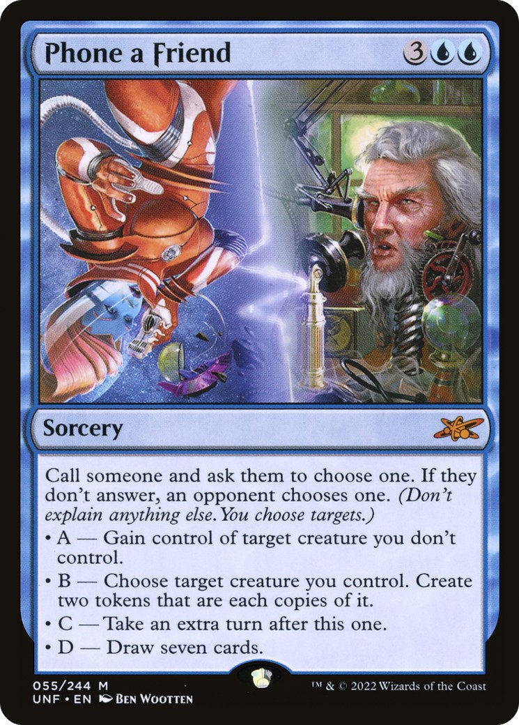 2022 Magic: The Gathering Unfinity 2022 Magic: The Gathering Unfinity #55 trading card