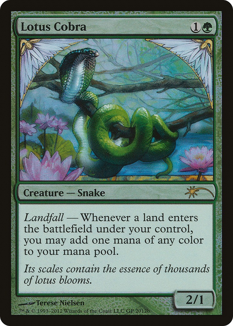 2012 Magic: The Gathering Grand Prix Promos Lotus Cobra #2012b trading card