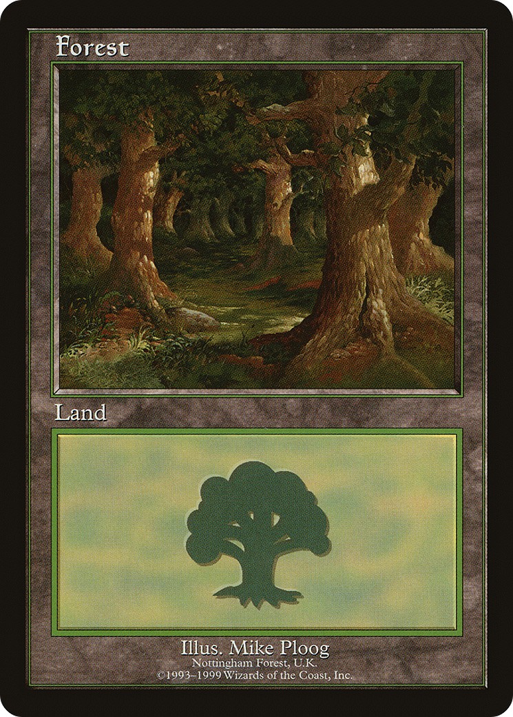 2000 Magic: The Gathering European Land Program Forest #11 trading card