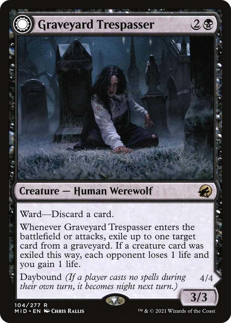 Graveyard Trespasser // Graveyard Glutton - Image 1