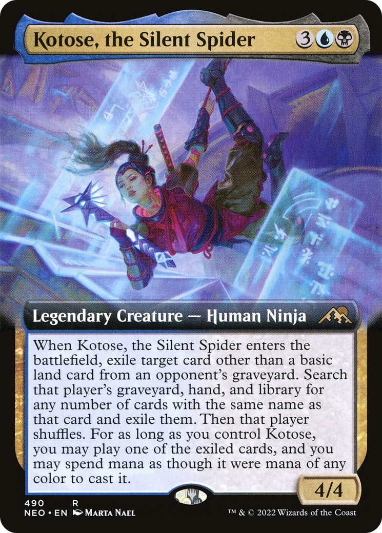 2022 Magic: The Gathering Kamigawa: Neon Dynasty 2022 Magic: The Gathering Kamigawa: Neon Dynasty #490 trading card