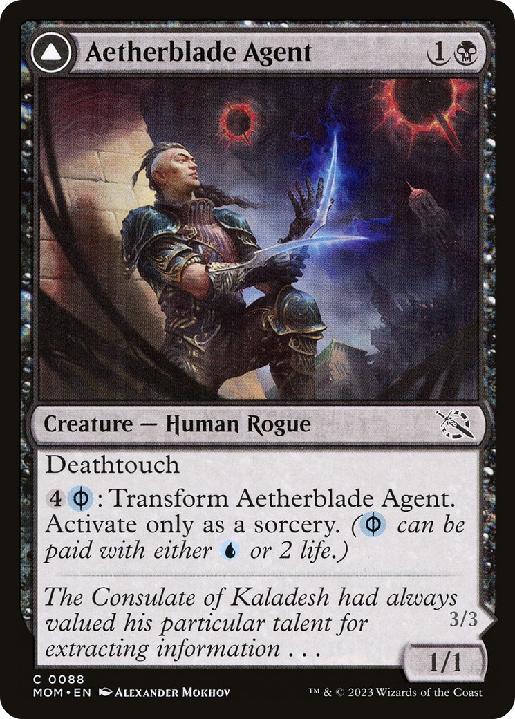 Aetherblade Agent // Gitaxian Mindstinger - Image 1