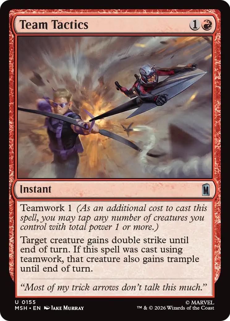 2026 Magic: The Gathering Marvel Super Heroes 2026 Magic: The Gathering Marvel Super Heroes #155 trading card