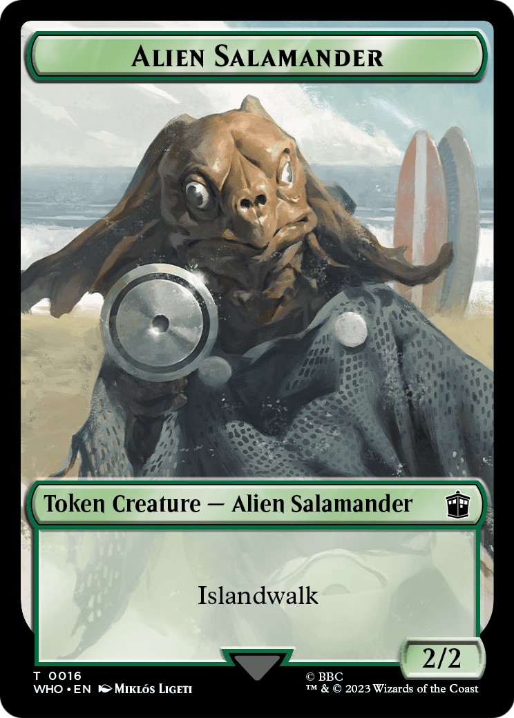 2023 Magic: The Gathering Doctor Who Tokens 2023 Magic: The Gathering Doctor Who Tokens #16 trading card