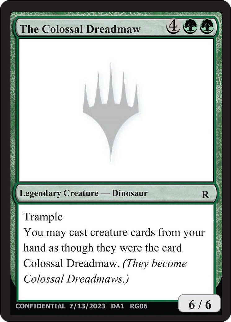 2023 Magic: The Gathering Unknown Event 2023 Magic: The Gathering Unknown Event #RG06b trading card