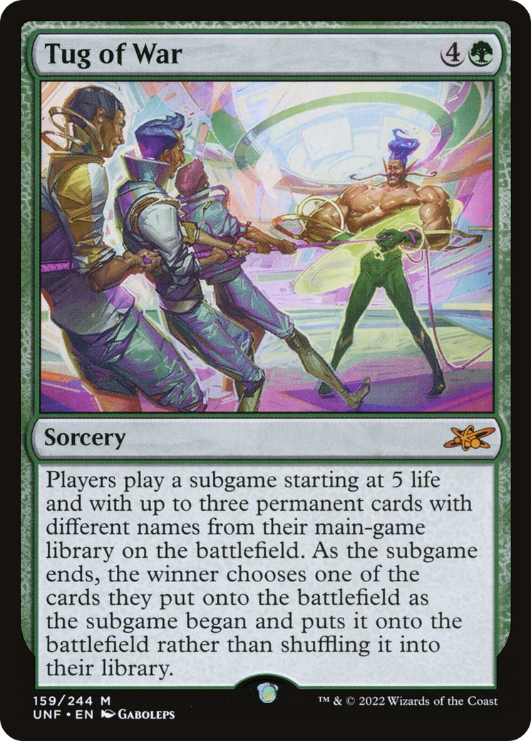 2022 Magic: The Gathering Unfinity 2022 Magic: The Gathering Unfinity #159 trading card