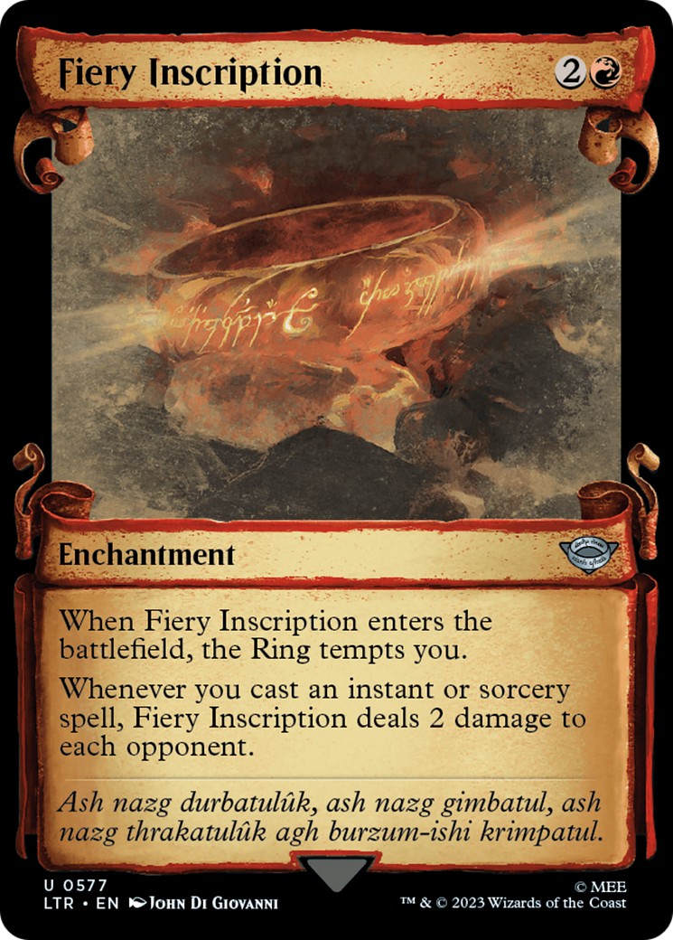 Fiery Inscription - Image 1