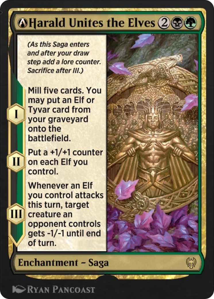 2022 Magic: The Gathering Kaldheim A-Harald Unites the Elves #A-213 trading card