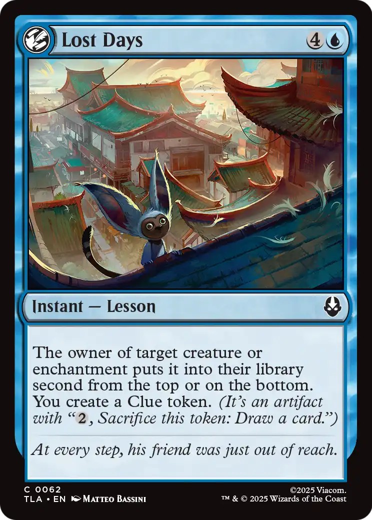 2025 Magic: The Gathering Avatar: The Last Airbender 2025 Magic: The Gathering Avatar: The Last Airbender #62 trading card