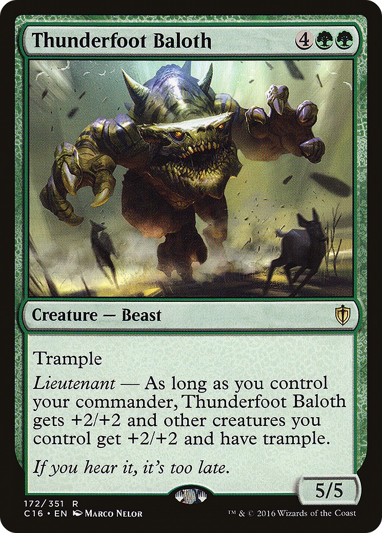 2016 Magic: The Gathering Commander 2016 Magic: The Gathering Commander #172 trading card