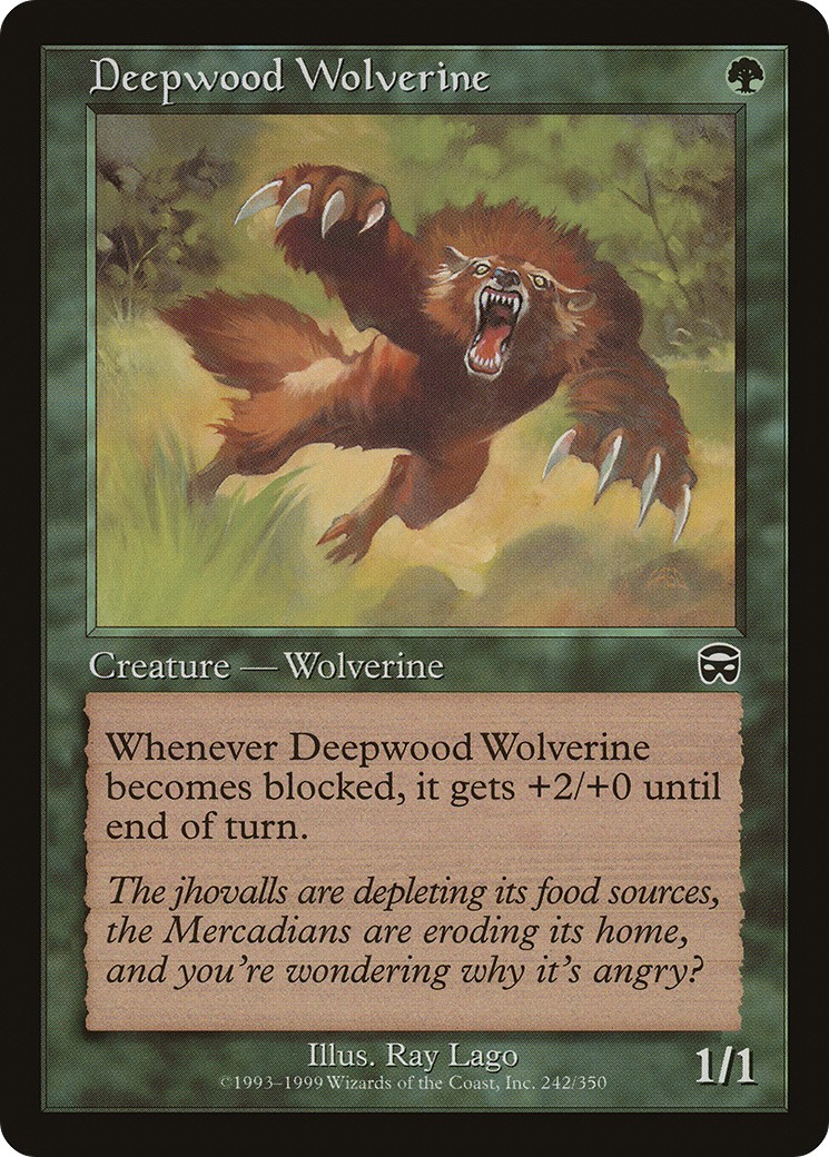1999 Magic: The Gathering Mercadian Masques 1999 Magic: The Gathering Mercadian Masques #242 trading card