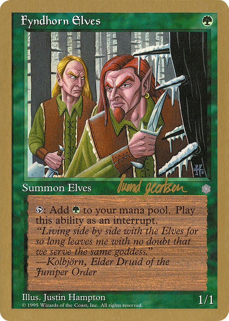 1997 Magic: The Gathering World Championship Decks 1997 Magic: The Gathering World Championship Decks #sg244 trading card