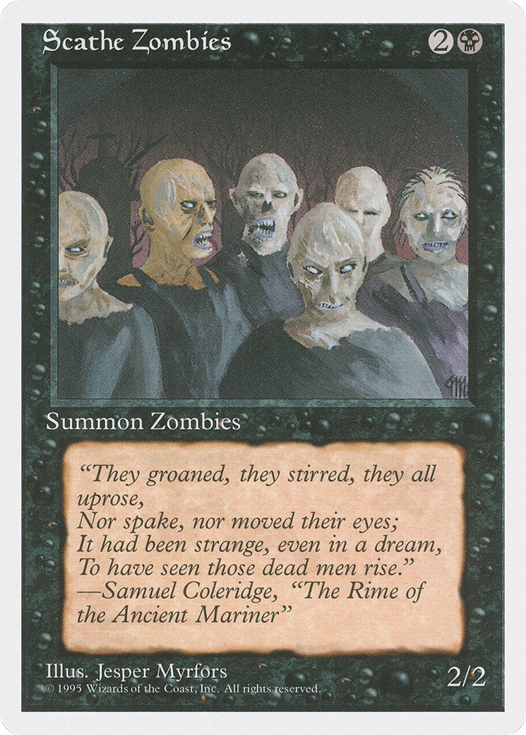 Scathe Zombies (Common · Normal) · 1995 · Fourth Edition