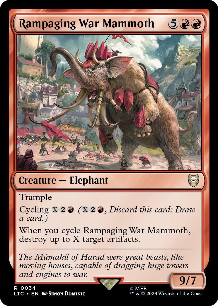 2023 Magic: The Gathering Tales of Middle-earth 2023 Magic: The Gathering Tales of Middle-earth #34 trading card
