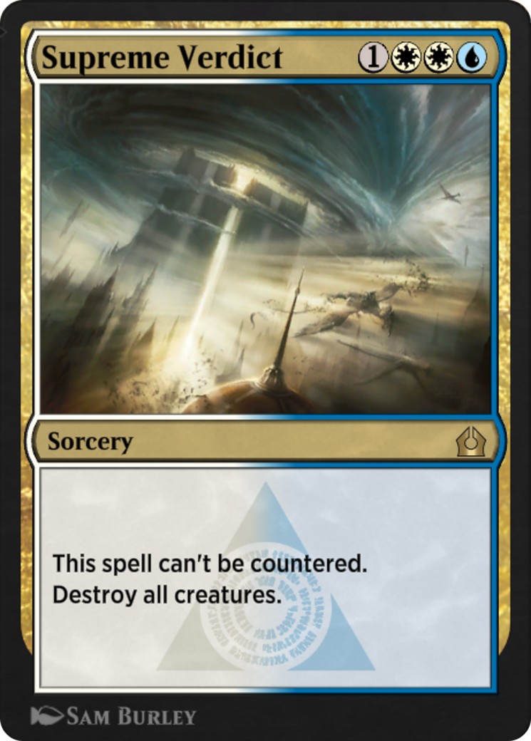 2022 Magic: The Gathering Explorer Anthology 1 Supreme Verdict #18 trading card