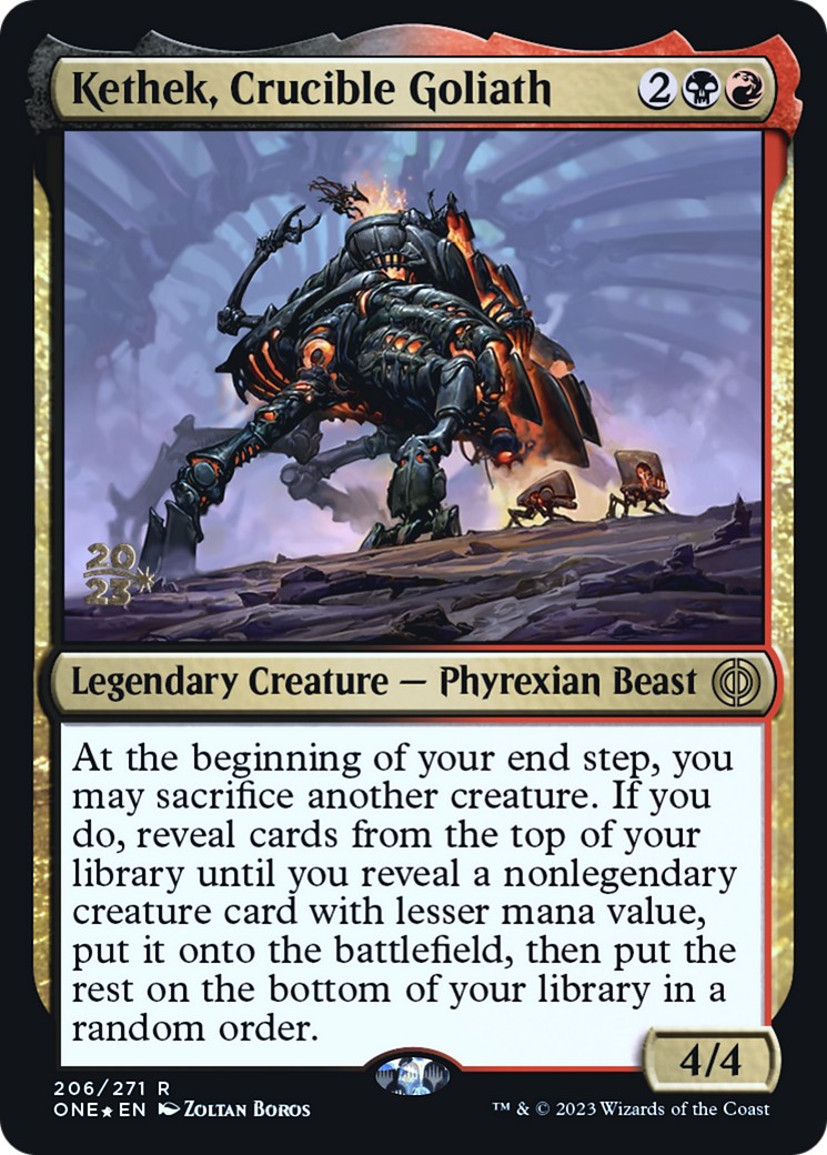 2023 Magic: The Gathering Phyrexia: All Will Be One Promos 2023 Magic: The Gathering Phyrexia: All Will Be One Promos #206s t