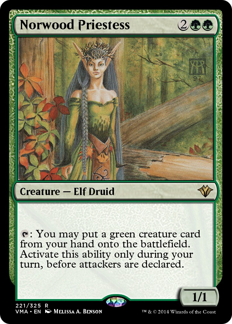 2014 Magic: The Gathering Vintage Masters 2014 Magic: The Gathering Vintage Masters #221 trading card