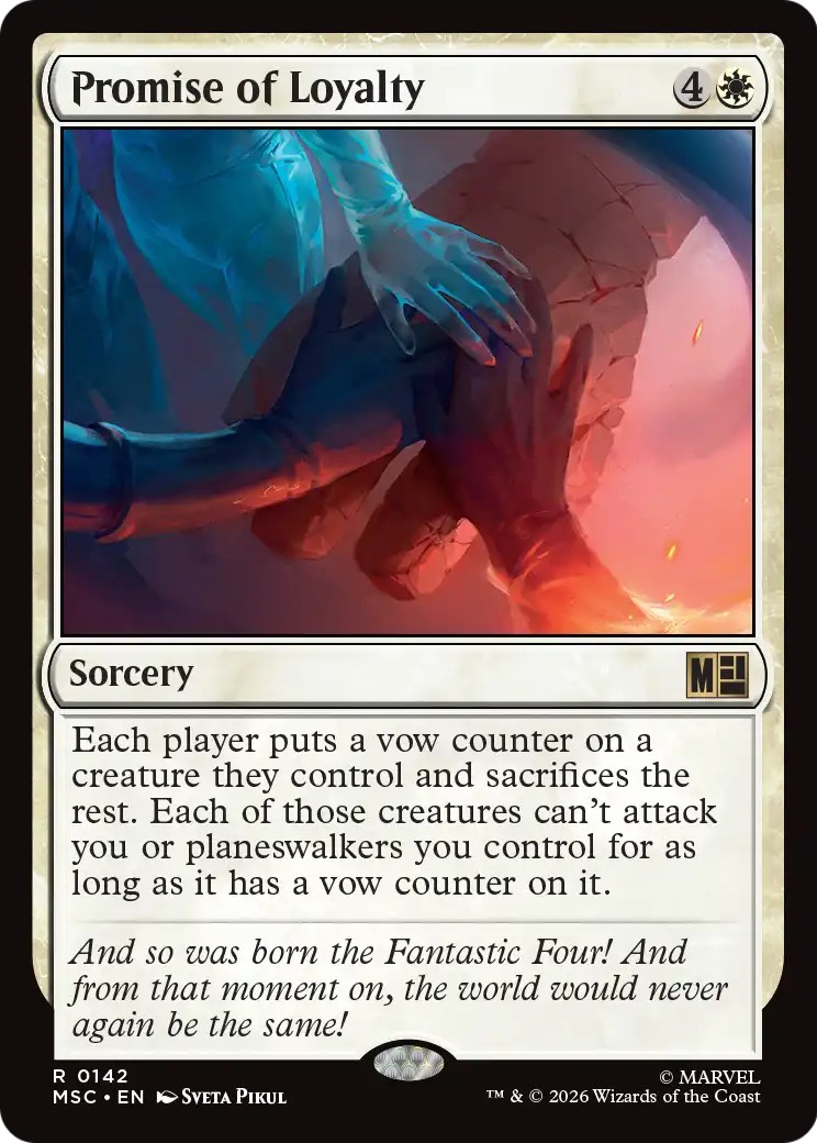 2026 Magic: The Gathering Marvel Super Heroes 2026 Magic: The Gathering Marvel Super Heroes #142 trading card