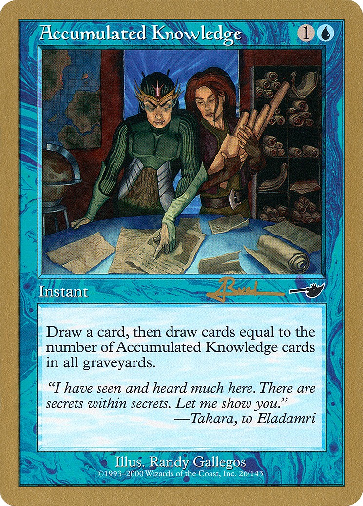 2001 Magic: The Gathering World Championship Decks 2001 Magic: The Gathering World Championship Decks #ar26 trading card