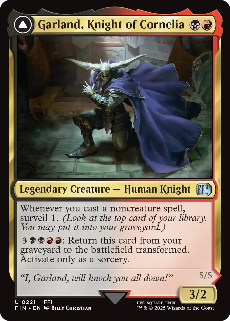 Garland, Knight of Cornelia // Chaos, the Endless - Image 1