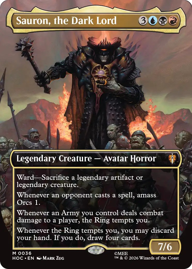 2026 Magic: The Gathering The Hobbit 2026 Magic: The Gathering The Hobbit #36 trading card