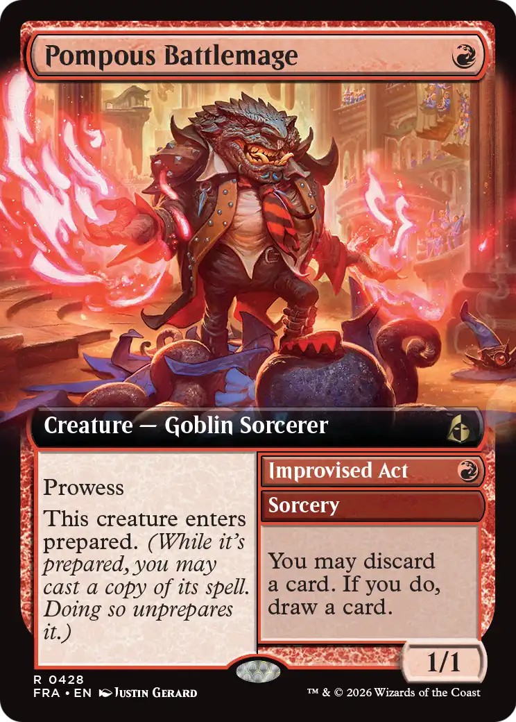 Pompous Battlemage // Improvised Act - Image 1