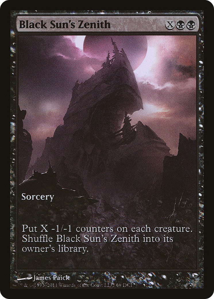 2011 Magic: The Gathering DCI Promos Black Sun's Zenith #68 trading card