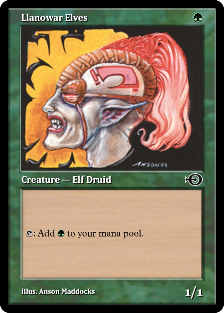2017 Magic: The Gathering Magic Online Promos Llanowar Elves #35934 trading card