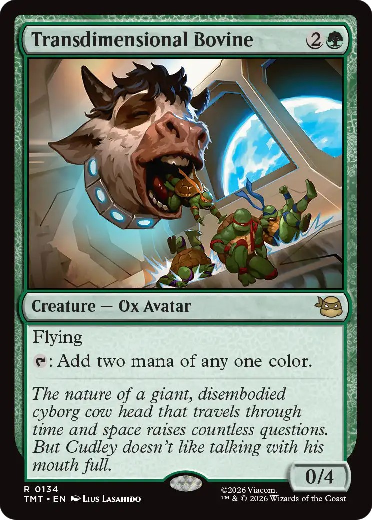 2026 Magic: The Gathering Teenage Mutant Ninja Turtles 2026 Magic: The Gathering Teenage Mutant Ninja Turtles #134 trading ca
