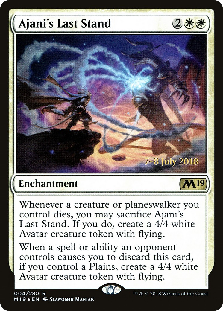 2018 Magic: The Gathering Core Set 2019 Promos 2018 Magic: The Gathering Core Set 2019 Promos #4s trading card