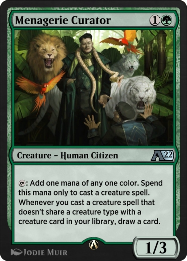 2022 Magic: The Gathering Alchemy: New Capenna Menagerie Curator #15 trading card