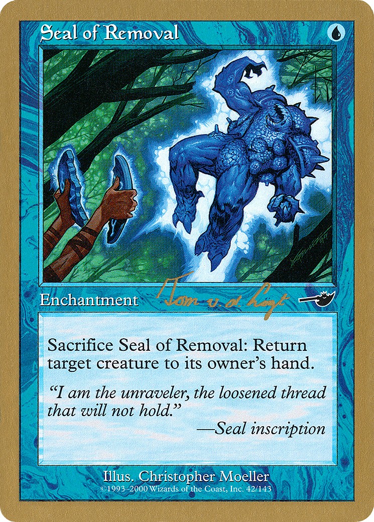 2000 Magic: The Gathering World Championship Decks 2000 Magic: The Gathering World Championship Decks #tvdl42 trading card