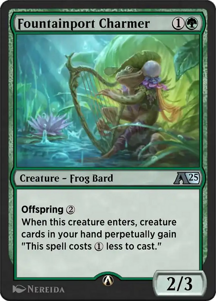 2024 Magic: The Gathering Alchemy: Bloomburrow Fountainport Charmer #17 trading card