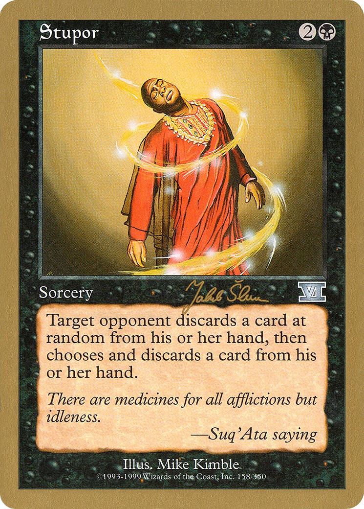 1999 Magic: The Gathering World Championship Decks 1999 Magic: The Gathering World Championship Decks #js158 trading card