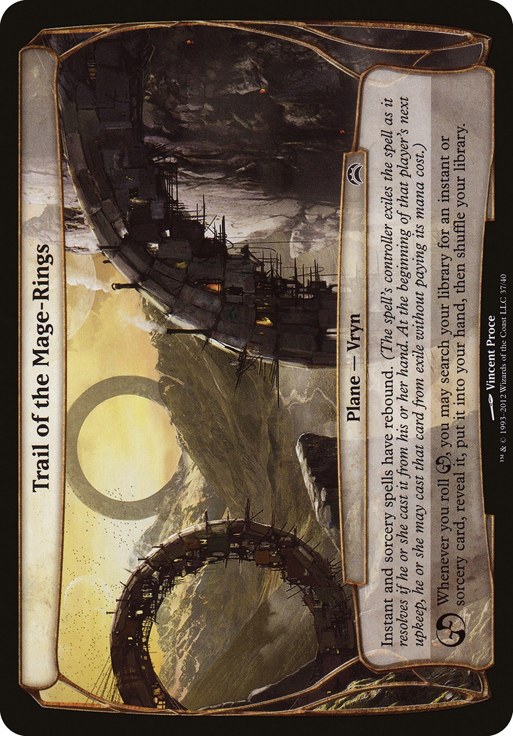 2012 Magic: The Gathering Planechase 2012 Planes 2012 Magic: The Gathering Planechase 2012 Planes #37 trading card