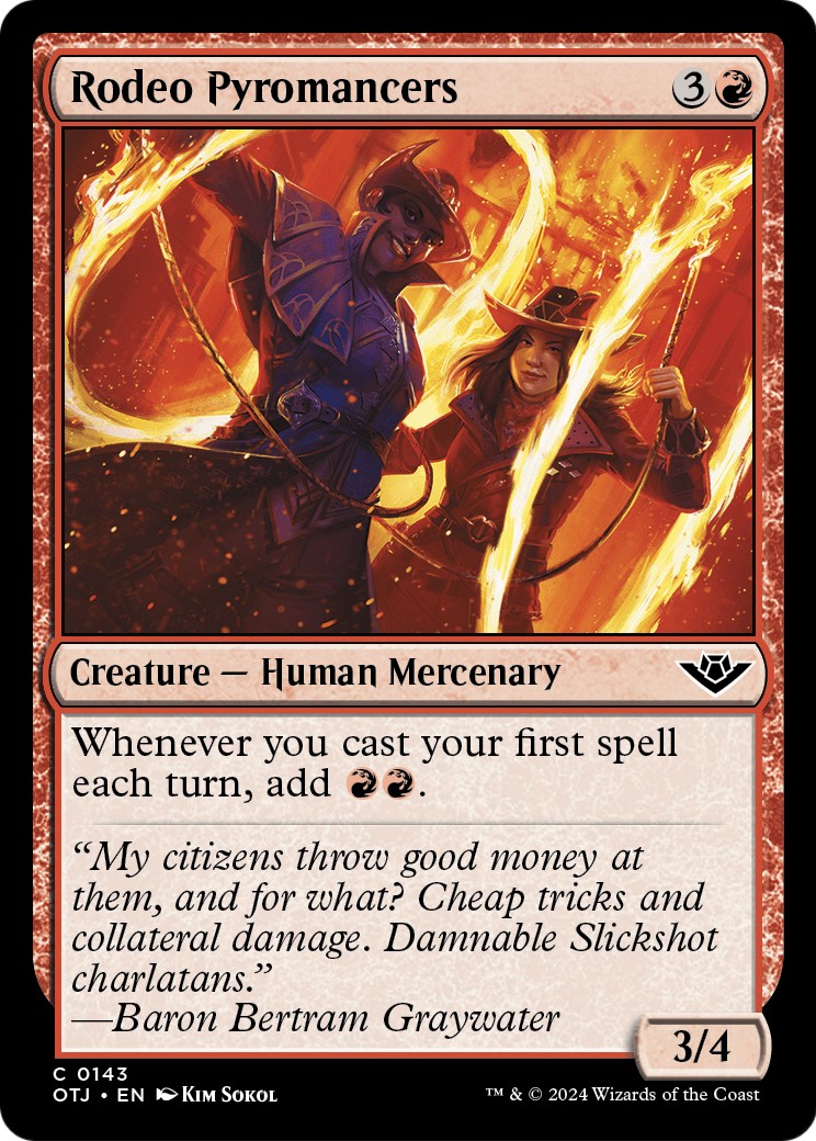 2024 Magic: The Gathering Outlaws of Thunder Junction 2024 Magic: The Gathering Outlaws of Thunder Junction #143 trading card