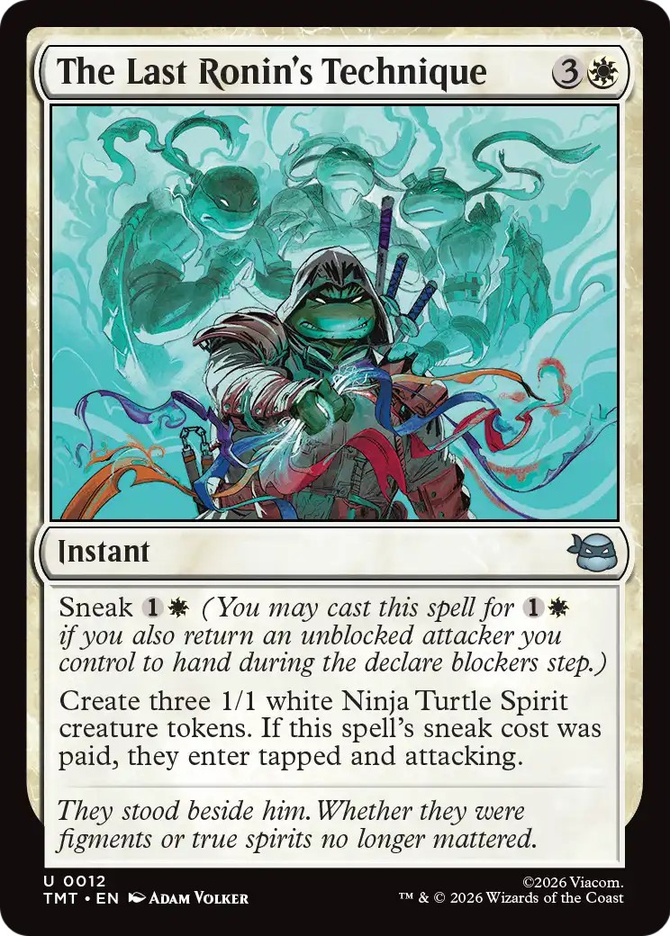 2026 Magic: The Gathering Teenage Mutant Ninja Turtles 2026 Magic: The Gathering Teenage Mutant Ninja Turtles #12 trading car