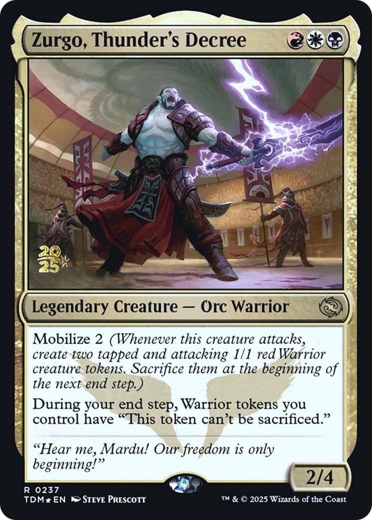 2025 Magic: The Gathering Tarkir: Dragonstorm Promos 2025 Magic: The Gathering Tarkir: Dragonstorm Promos #237s trading card