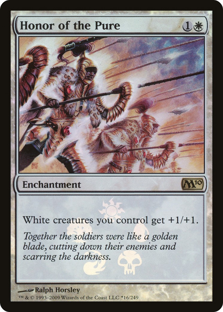 2009 Magic: The Gathering Magic 2010 Promos Honor of the Pure #16★ trading card
