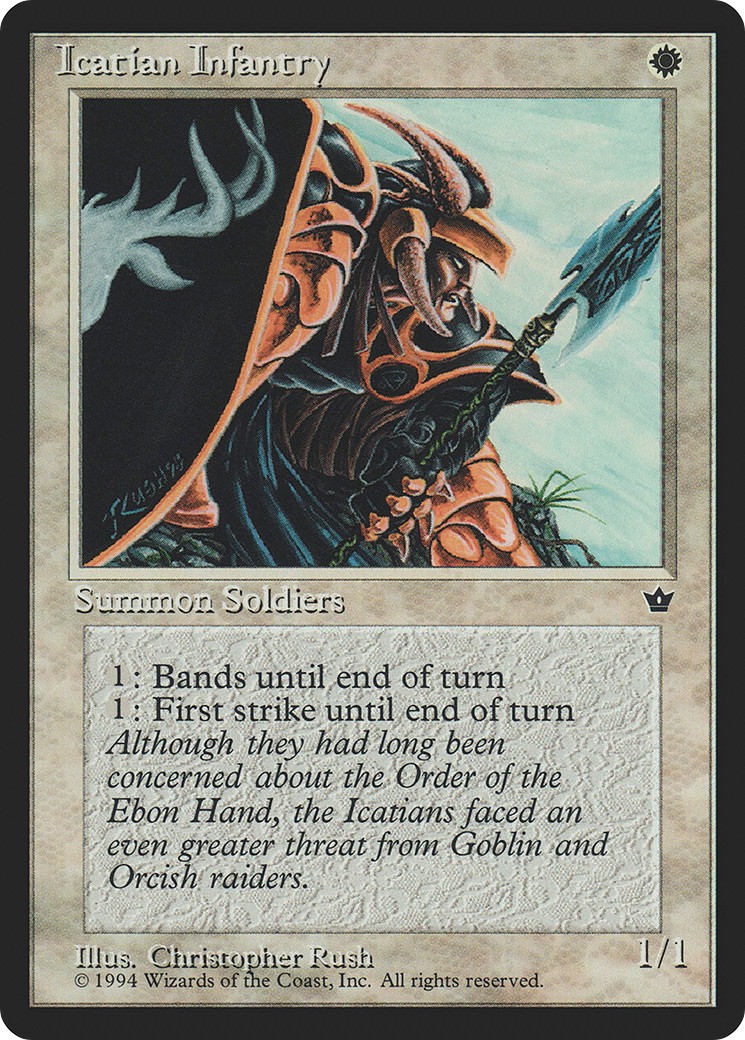 1994 Magic: The Gathering Fallen Empires 1994 Magic: The Gathering Fallen Empires #7b trading card