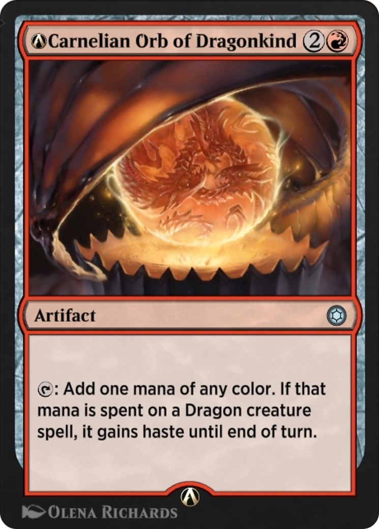A-Carnelian Orb of Dragonkind - Image 1