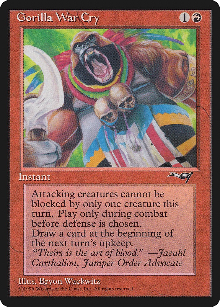 Gorilla War Cry - Image 1
